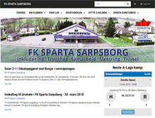 Tablet Screenshot of fkspartasarpsborg.no